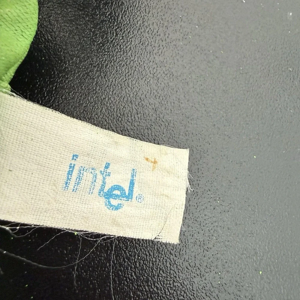 Vintage Intel Inside Astronaut Plush Promo Doll Green‎ 1990s Advertising